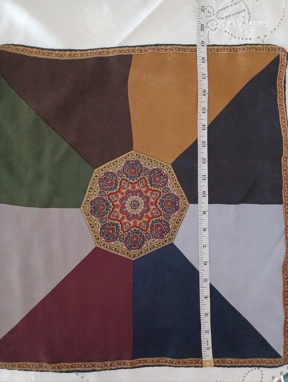 Lot of 2 Vintage 100% Silk 18